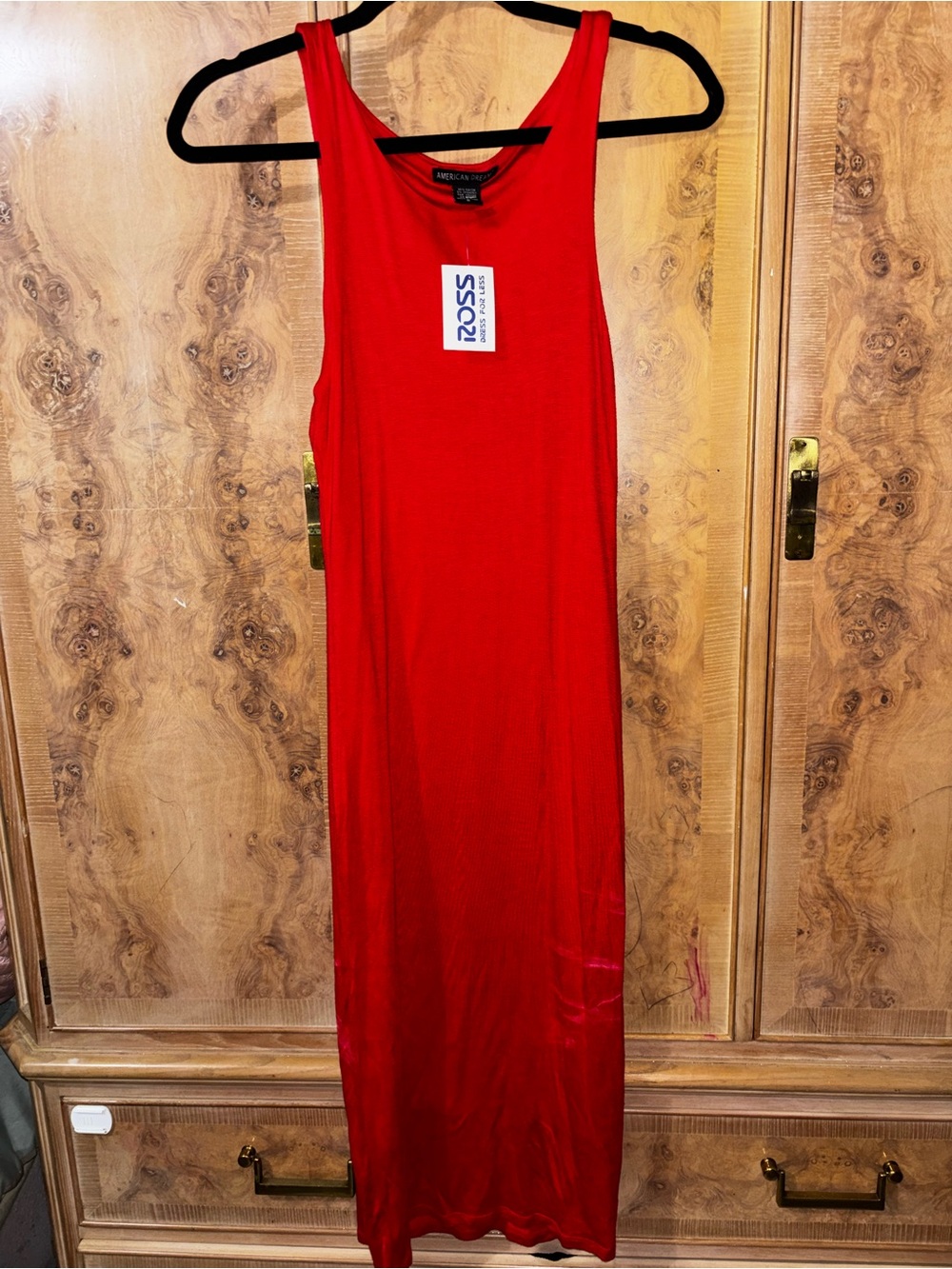 Subcategory selection for red women's dress size Small